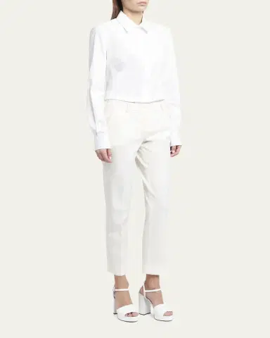 Dolce & Gabbana Poplin Classic-Fit Collared Shirt | Thumbnail 2 Dolce & Gabbana Poplin Classic-Fit Collared Shirt | Thumbnail 2