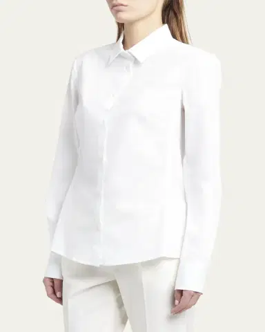 Dolce & Gabbana Poplin Classic-Fit Collared Shirt | Thumbnail 4 Dolce & Gabbana Poplin Classic-Fit Collared Shirt | Thumbnail 4