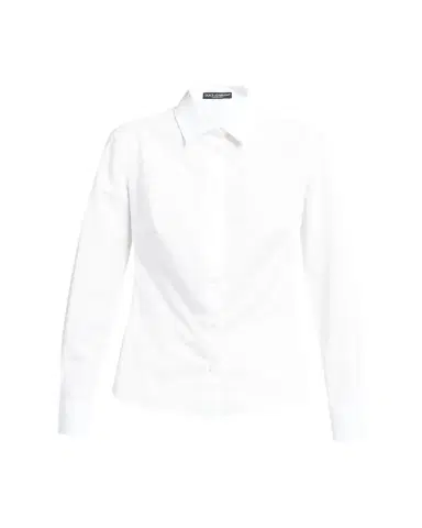 Dolce & Gabbana Poplin Classic-Fit Collared Shirt | Thumbnail 1 Dolce & Gabbana Poplin Classic-Fit Collared Shirt | Thumbnail 1