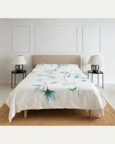The Lino Japan 500-Thread Count Duvet Cover | Thumbnail 2 The Lino Japan 500-Thread Count Duvet Cover | Thumbnail 2