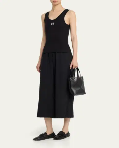 LOEWE Puzzle Fold Mini Tote Bag in Shiny Leather | Thumbnail 5 LOEWE Puzzle Fold Mini Tote Bag in Shiny Leather | Thumbnail 5