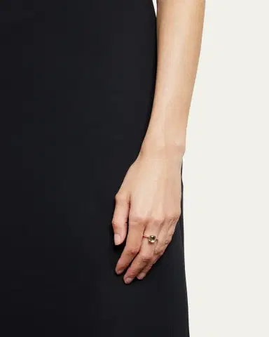 Pomellato Nudo Petite Rose Gold & White Topaz Ring | Thumbnail 2 Pomellato Nudo Petite Rose Gold & White Topaz Ring | Thumbnail 2