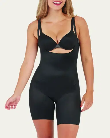 Spanx SPANXshape Invisible Open-Bust Mid-Thigh Bodysuit | Thumbnail 2 Spanx SPANXshape Invisible Open-Bust Mid-Thigh Bodysuit | Thumbnail 2