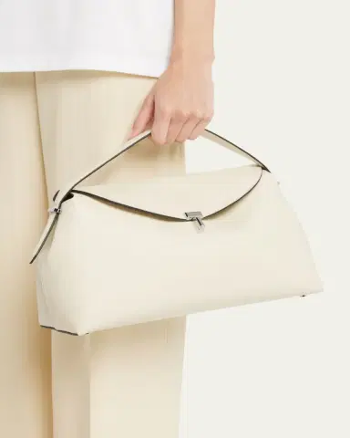 Toteme T-Lock Top Handle Bag in Pebble Grain Leather | Thumbnail 2 Toteme T-Lock Top Handle Bag in Pebble Grain Leather | Thumbnail 2