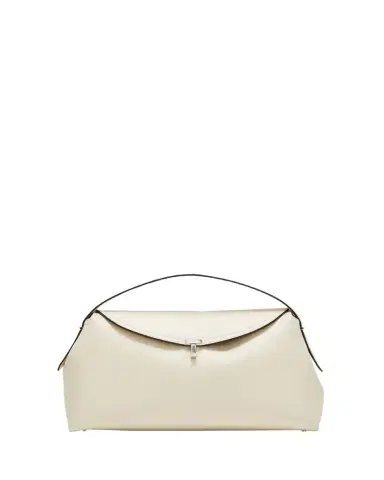 Toteme T-Lock Top Handle Bag in Pebble Grain Leather | Thumbnail 1 Toteme T-Lock Top Handle Bag in Pebble Grain Leather | Thumbnail 1