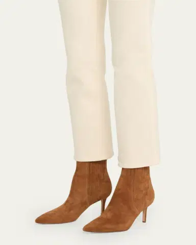 Veronica Beard 70mm Lisa Suede Stiletto Ankle Booties | Thumbnail 2 Veronica Beard 70mm Lisa Suede Stiletto Ankle Booties | Thumbnail 2