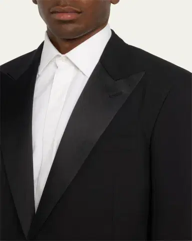 Ralph Lauren Purple Label Men's Gregory Hand-Tailored Wool Peak Tuxedo | Thumbnail 5 Ralph Lauren Purple Label Men's Gregory Hand-Tailored Wool Peak Tuxedo | Thumbnail 5