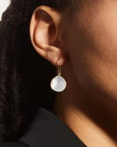 Ippolita Small Teardrop Earrings in 18K Gold | Thumbnail 2 Ippolita Small Teardrop Earrings in 18K Gold | Thumbnail 2