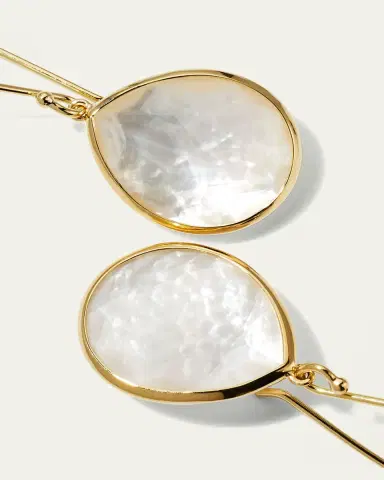 Ippolita Small Teardrop Earrings in 18K Gold | Thumbnail 3 Ippolita Small Teardrop Earrings in 18K Gold | Thumbnail 3