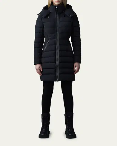 Mackage Farren Detachable-Hood Lightweight Down Coat | Thumbnail 2 Mackage Farren Detachable-Hood Lightweight Down Coat | Thumbnail 2