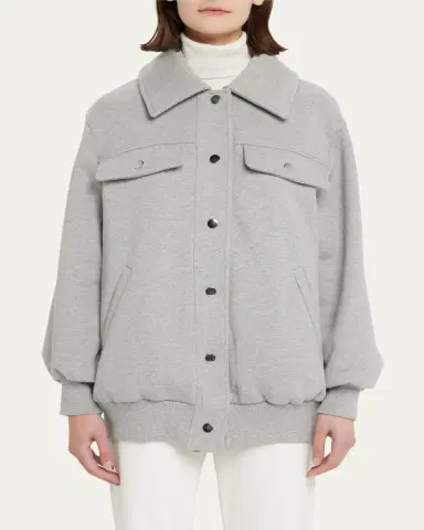 FAZ Jane Snap-Button Bomber Jacket | Thumbnail 4 FAZ Jane Snap-Button Bomber Jacket | Thumbnail 4