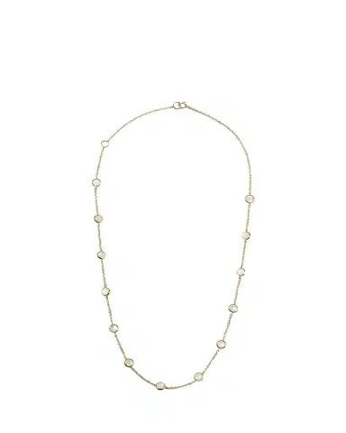Ippolita 13-Stone Station Necklace in 18K Gold | Thumbnail 1 Ippolita 13-Stone Station Necklace in 18K Gold | Thumbnail 1