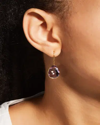 Ippolita Small Teardrop Earrings in 18K Gold | Thumbnail 2 Ippolita Small Teardrop Earrings in 18K Gold | Thumbnail 2