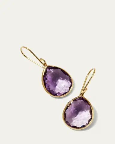 Ippolita Small Teardrop Earrings in 18K Gold | Thumbnail 3 Ippolita Small Teardrop Earrings in 18K Gold | Thumbnail 3