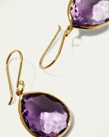 Ippolita Small Teardrop Earrings in 18K Gold | Thumbnail 4 Ippolita Small Teardrop Earrings in 18K Gold | Thumbnail 4