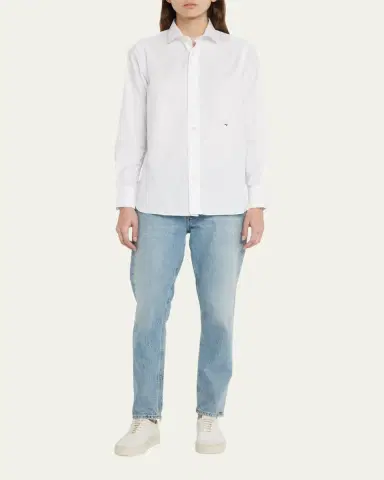 Hommegirls Classic Button-Up Cotton Shirt | Thumbnail 2 Hommegirls Classic Button-Up Cotton Shirt | Thumbnail 2