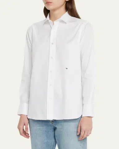 Hommegirls Classic Button-Up Cotton Shirt | Thumbnail 4 Hommegirls Classic Button-Up Cotton Shirt | Thumbnail 4