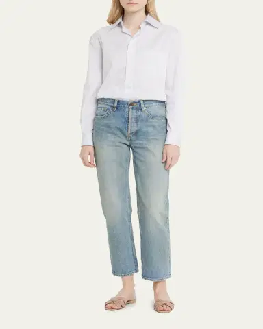 Saint Laurent Nu Pieds Woven Patent Flat Sandals | Thumbnail 3 Saint Laurent Nu Pieds Woven Patent Flat Sandals | Thumbnail 3