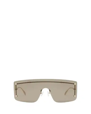 Alexander McQueen Studded Zinc Alloy Shield Sunglasses | Thumbnail 1 Alexander McQueen Studded Zinc Alloy Shield Sunglasses | Thumbnail 1