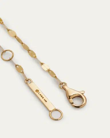Lana 14K Gold Flawless Mini Cross Pendant Necklace | Thumbnail 4 Lana 14K Gold Flawless Mini Cross Pendant Necklace | Thumbnail 4
