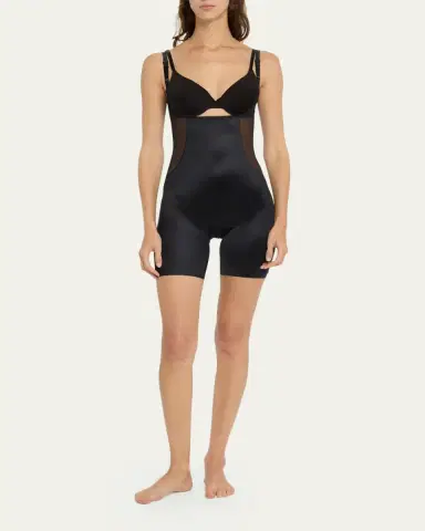 Spanx Open-Bust Mid-Thigh Shaping Bodysuit | Thumbnail 2 Spanx Open-Bust Mid-Thigh Shaping Bodysuit | Thumbnail 2