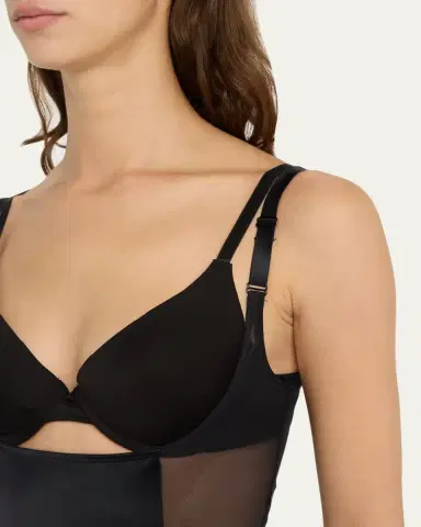 Spanx Open-Bust Mid-Thigh Shaping Bodysuit | Thumbnail 4 Spanx Open-Bust Mid-Thigh Shaping Bodysuit | Thumbnail 4