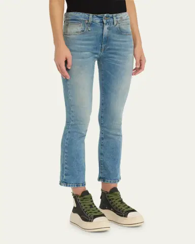 R13 Kick Fit Straight Cropped Jeans | Thumbnail 4 R13 Kick Fit Straight Cropped Jeans | Thumbnail 4