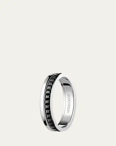 Boucheron Quatre 18K White Gold Follies Band Ring | Thumbnail 7 Boucheron Quatre 18K White Gold Follies Band Ring | Thumbnail 7