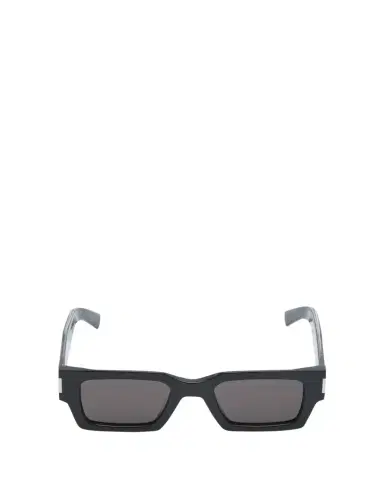 Saint Laurent Men's Rectangle Acetate Sunglasses with Logo | Thumbnail 1 Saint Laurent Men's Rectangle Acetate Sunglasses with Logo | Thumbnail 1
