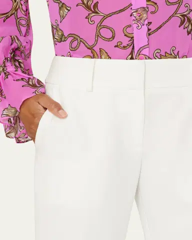 Milly Nicola Cropped Slim Cady Pants | Thumbnail 5 Milly Nicola Cropped Slim Cady Pants | Thumbnail 5