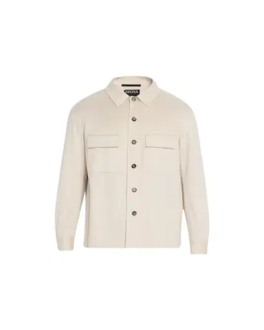 ZEGNA Men's Oasi Cashmere Overshirt | Thumbnail 1 ZEGNA Men's Oasi Cashmere Overshirt | Thumbnail 1
