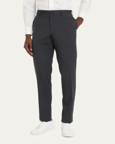 Incotex Men's Super 150s Wool Dress Pants | Thumbnail 4 Incotex Men's Super 150s Wool Dress Pants | Thumbnail 4