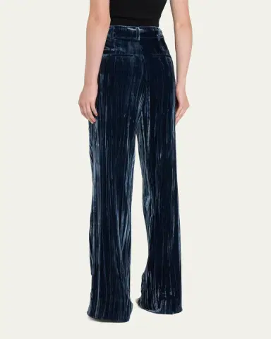 Cinq à Sept Kerry Slim Straight-Leg Crepe Pants | Thumbnail 3 Cinq à Sept Kerry Slim Straight-Leg Crepe Pants | Thumbnail 3