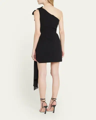 PatBO Flower Applique One-Shoulder Mini Dress | Thumbnail 3 PatBO Flower Applique One-Shoulder Mini Dress | Thumbnail 3