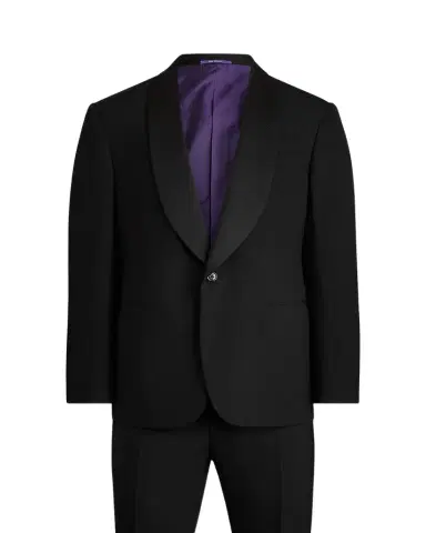 Ralph Lauren Purple Label Men's Gregory Hand-Tailored Wool Shawl Tuxedo | Thumbnail 1 Ralph Lauren Purple Label Men's Gregory Hand-Tailored Wool Shawl Tuxedo | Thumbnail 1