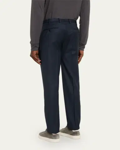 Incotex Men's Wool Sharkskin Dress Pants | Thumbnail 11 Incotex Men's Wool Sharkskin Dress Pants | Thumbnail 11
