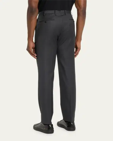 Incotex Men's Wool Sharkskin Dress Pants | Thumbnail 7 Incotex Men's Wool Sharkskin Dress Pants | Thumbnail 7
