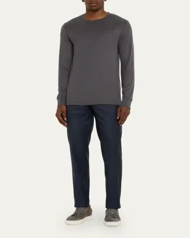 Incotex Men's Wool Sharkskin Dress Pants | Thumbnail 10 Incotex Men's Wool Sharkskin Dress Pants | Thumbnail 10