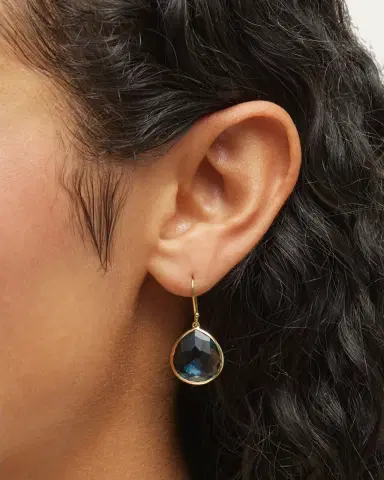 Ippolita Small Teardrop Earrings in 18K Gold | Thumbnail 2 Ippolita Small Teardrop Earrings in 18K Gold | Thumbnail 2