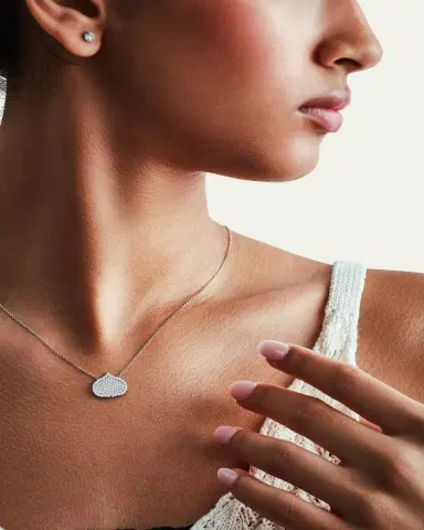 KAMAL Eye Adore Diamond Pave Pendant Necklace, 15mm | Thumbnail 2 KAMAL Eye Adore Diamond Pave Pendant Necklace, 15mm | Thumbnail 2