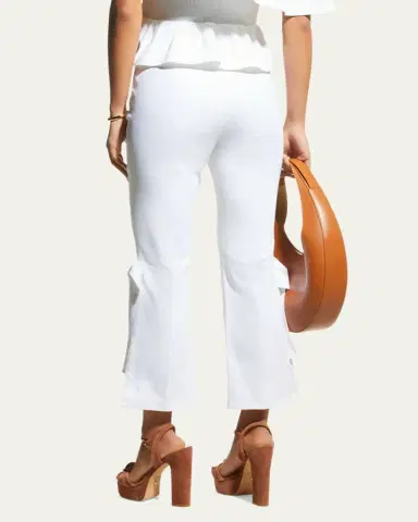 Cinq à Sept Lou Denim Pants with Ties | Thumbnail 3 Cinq à Sept Lou Denim Pants with Ties | Thumbnail 3