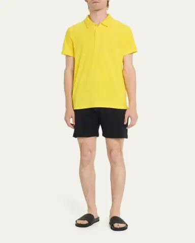 Vilebrequin Men's Organic Terry Polo Shirt | Thumbnail 6 Vilebrequin Men's Organic Terry Polo Shirt | Thumbnail 6