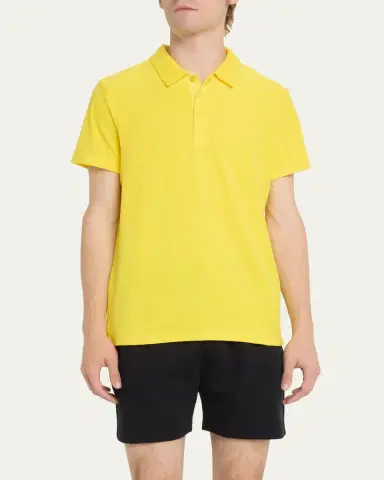 Vilebrequin Men's Organic Terry Polo Shirt | Thumbnail 8 Vilebrequin Men's Organic Terry Polo Shirt | Thumbnail 8