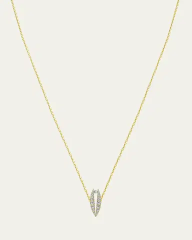 KAMAL Diamond Pave Lotus Pearl Pendant Necklace | Thumbnail 3 KAMAL Diamond Pave Lotus Pearl Pendant Necklace | Thumbnail 3