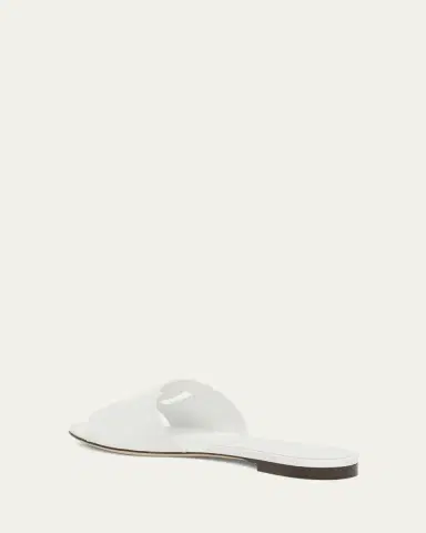 Dolce & Gabbana Cutout DG Flat Slide Sandals | Thumbnail 4 Dolce & Gabbana Cutout DG Flat Slide Sandals | Thumbnail 4