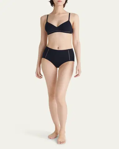Eres Lydia Soyeuse Wireless Recycled Jersey Bra | Thumbnail 2 Eres Lydia Soyeuse Wireless Recycled Jersey Bra | Thumbnail 2