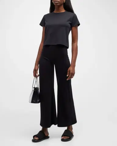 LESET Margo Short-Sleeve Cotton Crewneck Tee | Thumbnail 3 LESET Margo Short-Sleeve Cotton Crewneck Tee | Thumbnail 3