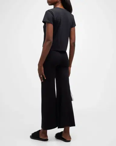 LESET Margo Short-Sleeve Cotton Crewneck Tee | Thumbnail 4 LESET Margo Short-Sleeve Cotton Crewneck Tee | Thumbnail 4