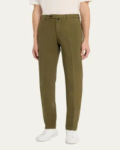 Incotex Men's High Cotton Doeskin Pants | Thumbnail 4 Incotex Men's High Cotton Doeskin Pants | Thumbnail 4