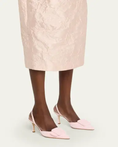 Manolo Blahnik Maysli Suede Buckle Halter Pumps | Thumbnail 14 Manolo Blahnik Maysli Suede Buckle Halter Pumps | Thumbnail 14